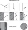 Assembly instructions for a wardrobe lift. Produktbild-Vorschau