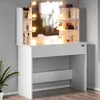 Tavolino LUCIA con illuminazione 108x40x140cm, bianco Anteprima dell’immagine prodotto 4