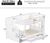 Flieks Etagenbett 90x200cm mit Regal, Hochbett mit 2 Produktbild-Vorschau 7