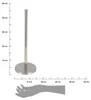 Koupelnový stojan na náhradní papír, 42 x 15 cm, stříbrný Náhled obrázku produktu 4