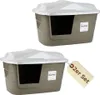 2er Set Hundehütte Katzenhütte Hundehöhle für kleine Hunde Produktbild-Vorschau 1