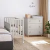 ZEE BAMBI Kaschmir Set Beistellbett Baby mit Rollen + Produktbild-Vorschau 1