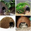 Aquarium Deko Kokosnuss-Höhle Set 3 Stück, nieszczotkierte Produktbild-Vorschau 5