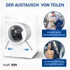 A diagram showing how to replace parts of a washing machine, with supporting text and images. Produktbild-Vorschau