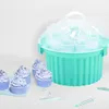 evym Muffin-Cupcake Box Mint, rund aus Kunststoff | Produktbild-Vorschau 5
