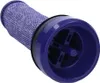 A vacuum cleaner filter with a purple pleated mesh and a blue plastic end. Anteprima dell’immagine prodotto