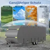 COSTWAY Plachta na karavan 493 x 260 cm, ochranný obal z Náhľad obrázku produktu 9