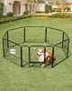 FEANDREA, recinto all'aperto per cani, 8 griglie 77 x 60 cm Anteprima dell’immagine prodotto 6