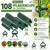 108x Pflanzenclips Pflanzenbinder Pflanzenklammern Produktbild-Vorschau 5