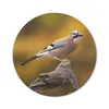 MuchoWow® Mauspad Mousepad Vogel - Zweig - Eichelhäher Produktbild-Vorschau 1