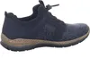 A side view of a blue sneaker. Voir les images du produit