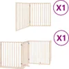 vidaXL 6dílná brána pro psy se skládacími dvířky 480 cm Náhled obrázku produktu 1