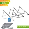 2 Paar 46 Zoll Balkonkraftwerk Halterung Flachdach 118cm Produktbild-Vorschau 1