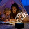 Basketbal 3D nachtlampje, 7 Kleuren Veranderende, Productafbeelding-voorbeeld 5