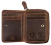 Greenburry Minibörse Geldbörse Leder braun Vintage Produktbild-Vorschau 10