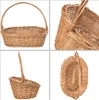 Creative Home Weidenkorb Oval mit Schrägem Griff | 45 x 32 Produktbild-Vorschau 2