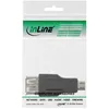 InLine Micro-USB Adapter, Micro-B Stecker an USB A Buchse, Produktbild-Vorschau 3