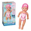 A BABY born My First Swim Girl doll and its packaging are shown against a white background. Produktbild-Vorschau
