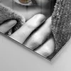Bilder auf glas - Einteilig - Frau Gesicht Schal Geheimnis Produktbild-Vorschau 5