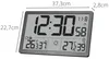 Orologio da parete Kienzle Jumbo NEO LCD, grigio, con Anteprima dell’immagine prodotto 6