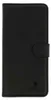 A black flip case for a smartphone, shown closed. Produktbild-Vorschau