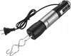A black and silver electric hand blender with its cord and plug is shown against a white background. Anteprima dell’immagine prodotto