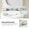 EMKE Hänge-WC spülrandlos Keramik Wassersparend Wandmontage Produktbild-Vorschau 5