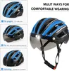 Magnethelm Visier Schutzhelm Schutzbrille zum Radfahren Produktbild-Vorschau 3