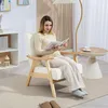 HOMCOM Sessel Wohnzimmer Nordisch Relaxsessel mit Armlehne, Produktbild-Vorschau 6