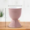 Set di 6 portauovo, Ø 5x7 cm, in ceramica rosa Anteprima dell’immagine prodotto 2