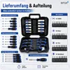 Bituxx Schraubendreher und Bit Set 58tlg, Schwarz, MS-18399 Produktbild-Vorschau 3