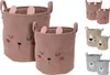 Detský úložný košík Rabbit, sada 2 ks, ružový Náhľad obrázku produktu 2