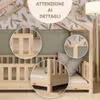 Crazy Pine Letto a Casetta 140x200 cm – Letto da Pavimento Anteprima dell’immagine prodotto 8