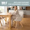 Mr. Deko Esszimmerstühle 4er Set Matera beige drehbar mit Produktbild-Vorschau 2