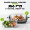 Tragbare Air Fryer Heißluftfritteuse, 4 l+4 l, 4-in-1: Produktbild-Vorschau 8