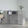 vidaXL Recepční pult betonový šedý 180x50x103,5 cm materiál Náhled obrázku produktu 3