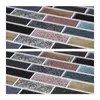 Relaxdays, lot de 10 autocollants pour carrelage, aspect Voir les images du produit 7