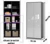 SIMPLYFURN Armoire de bureau Amira T00 meuble de rangement Voir les images du produit 6