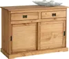 Kommode SAVONA, Sideboard mit 2 Türen 2 Schubladen, Kiefer Produktbild-Vorschau 2