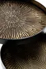 HAKU Beistelltisch Couchtisch 2er Set kupfer, schwarz - Produktbild-Vorschau 3