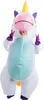 Aufblasbares Einhorn Kostüm Ganzkörper, Einhorn Air Blow-up Produktbild-Vorschau 5