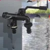 INF Rubinetto dell'acqua con due uscite e valvola Rame Anteprima dell’immagine prodotto 4