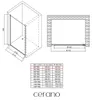 Douchedeur schuifdeur Antelo links/rechts - 6 mm - chroom, Productafbeelding-voorbeeld 4