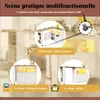 MODFU Table Bar Moderne - Avec Portes Vitrées Coulissantes Voir les images du produit 7