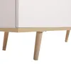 CALICOSY - Vaisselier avec 2 Portes et 2 Tiroirs H140 cm - Voir les images du produit 9