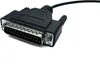 SYSTEM-S DB25 Kabel 180 cm RS232 IEEE 1248 Stecker zu USB Produktbild-Vorschau 3