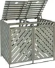 XL 2er-/4er-Mülltonnenverkleidung MCW-J44, Mülltonnenbox, Produktbild-Vorschau 2