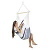 A woman sits in a hammock chair against a white background. Anteprima dell’immagine prodotto