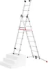 Hailo S100 ProfiLOT: 3-delige aluminium combileiter met Productafbeelding-voorbeeld 8