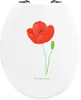Mr. & Mrs. Panda Motiv WC Sitz Blume Mohnblume - Weiß - Produktbild-Vorschau 1